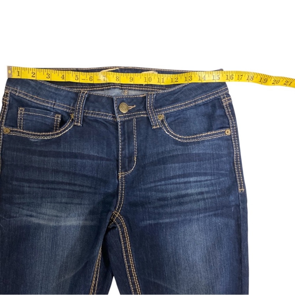 Seven7 Women's Boot Cut Jeans Size 8 Back Pocket Embroidery Festival Denim - Picture 9 of 16